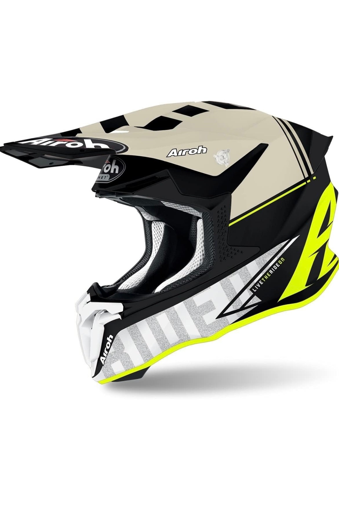 AIROH TWIST 2.0 TECH YELLOW MATT