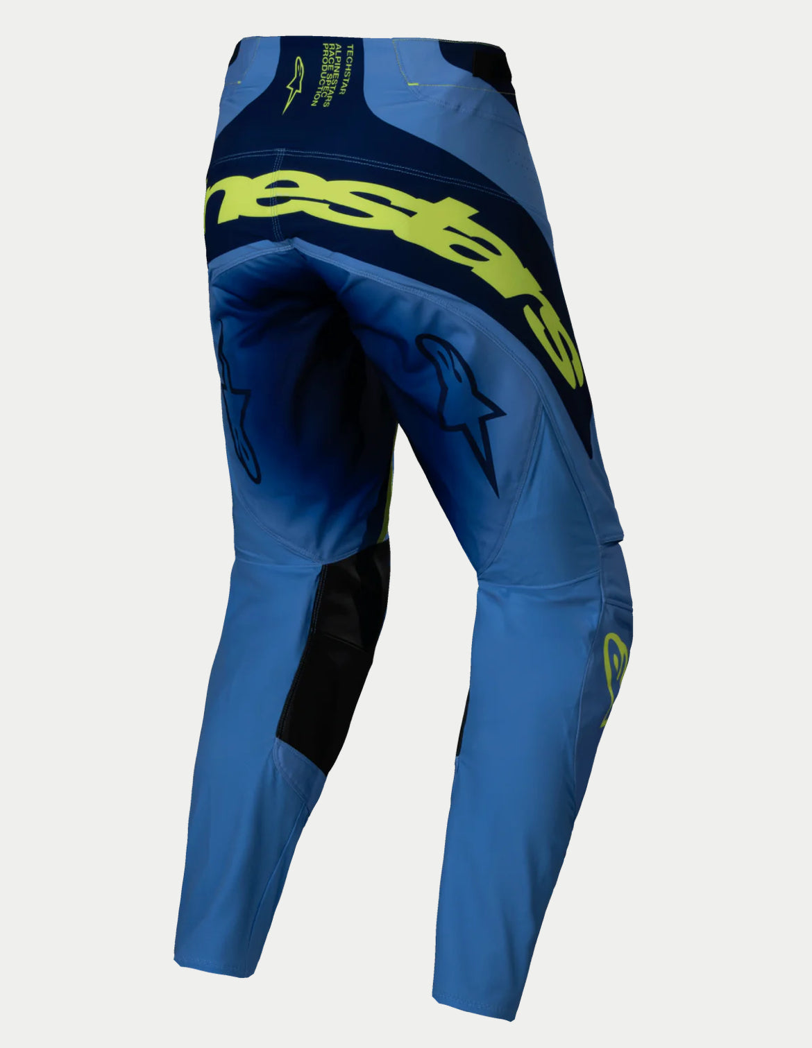 Мотокрос Брич Alpinestars 2025 Techstar Melt Pants Yellow Fluo Blue