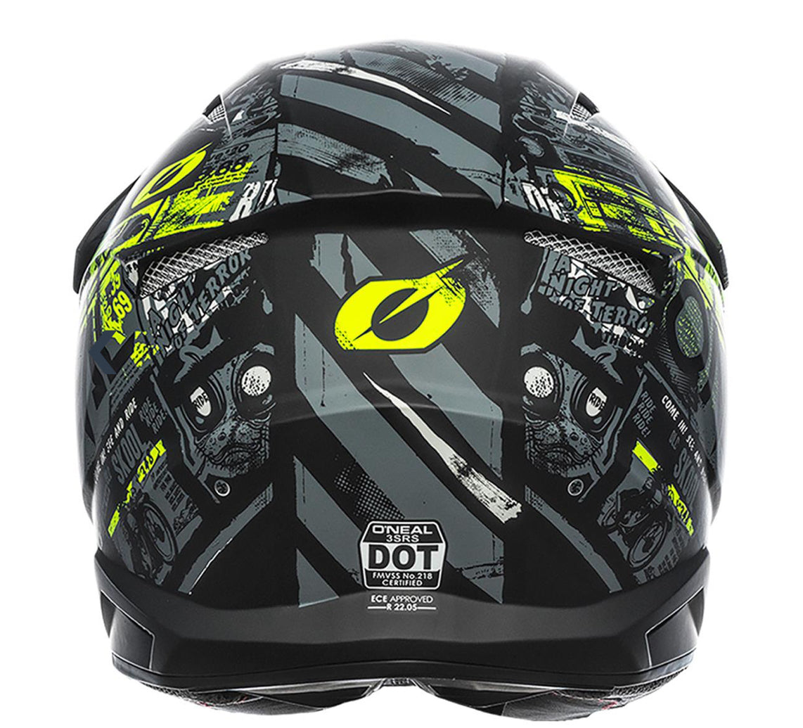 Мотокрос каска O’NEAL 3SRS RIDE BLACK/NEON YELLOW