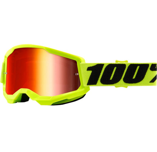 Очила 100% Strata 2 Fluo Yellow