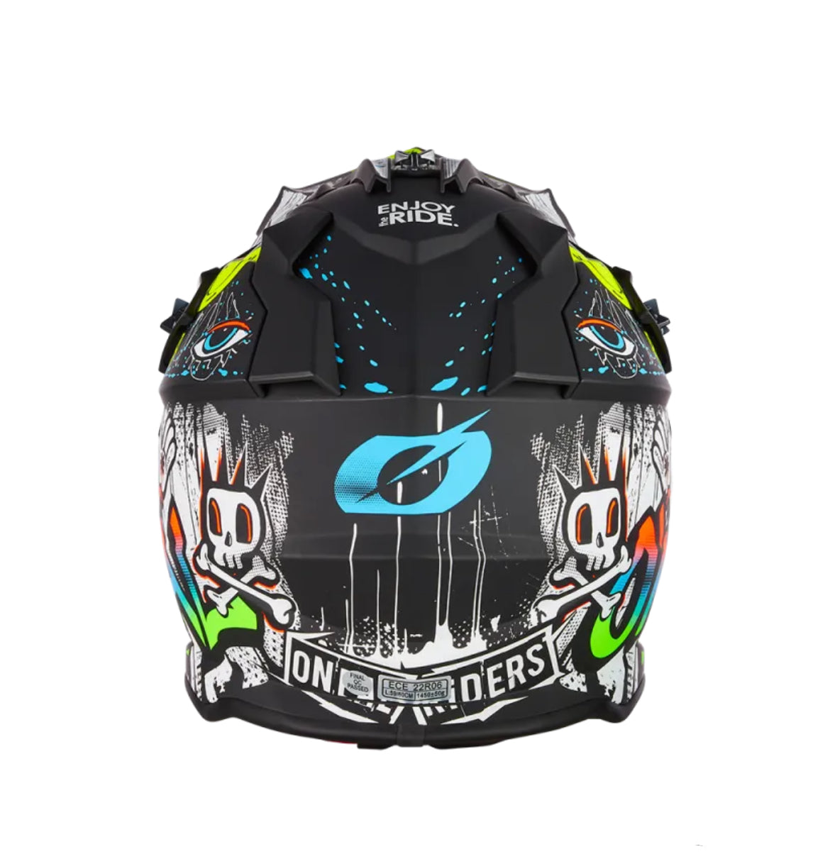 O'NEAL 2SERIES RANCID BLACK/WHITE HELMET