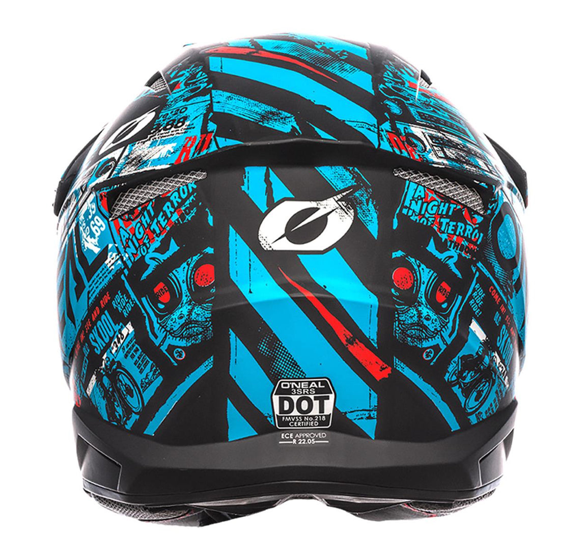 Мотокрос каска O'NEAL 3SERIES RIDE BLACK/BLUE
