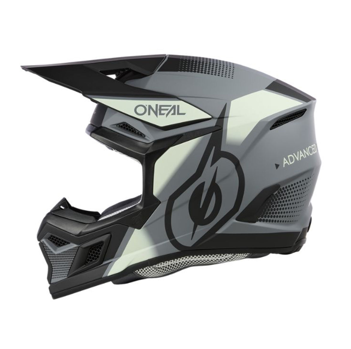 Мотокрос Каска O'Neal 3SRS Vision Black/Gray